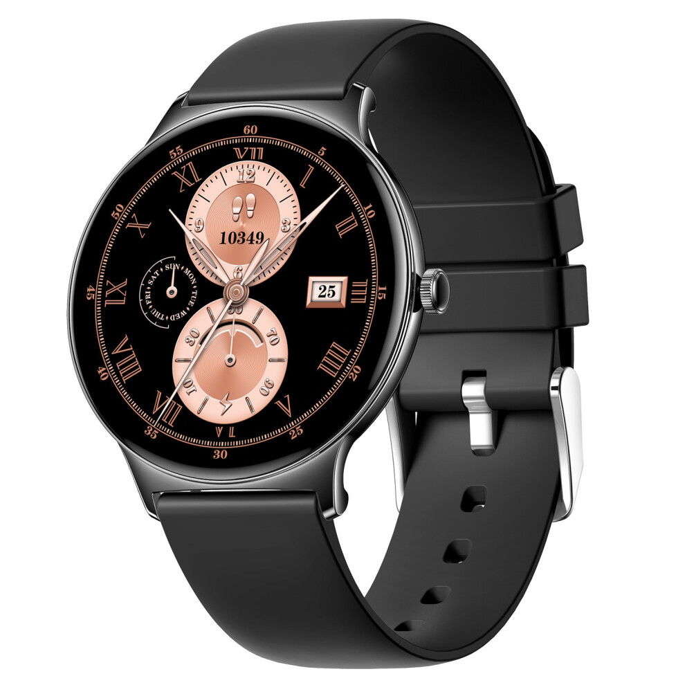 Smartwatch V89 1.43 Inch Amoled Women's Health Bluetooth Calling Elegant Ui(Black) Black 6976918064301
