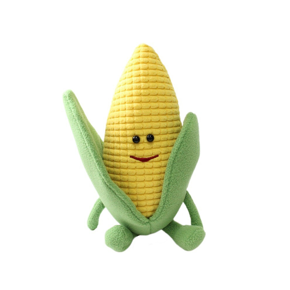 (Corn) Plush Children Vegetable Toy Bright Colors Interactive Play Education Early Doll