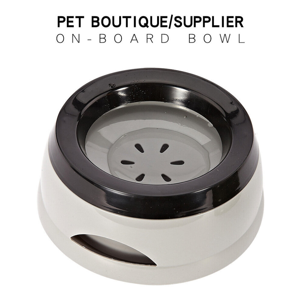 Roze 750ml waterbak voor honden, lekvrij, spatwaterdicht, voerbak voor honden, voerbak voor katten,