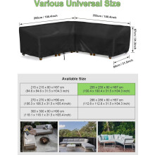 Vorm tuintafelhoes (215x215x87CM), waterdichte Oxford tuintafelhoes, tuinmeubelhoes,