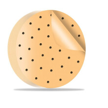 200 stuks bakpapier voor de airfryer, bakpapier voor de airfryer, bakpapier voor de airfryer, bakpapier