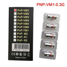 5 stuks Voopoo Pnp Coil Vm1/vm3/vm5/r1/m2 Atomizer Vervangende Kern in Doos