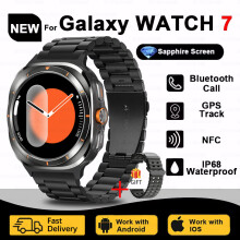 Smartwatch Galaxy Watch 7 Ultra Nieuw GPS Track Smartwatch Heren Amoled Altijd Aan Horloge Bt Talk NFC