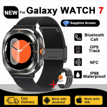 Smart Watch Galaxy Watch 7 Ultra Nuovo GPS Track Smart Watch Uomo AMOLED Sempre attivo Orologio Bt Talk