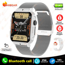 Älykello Uusi 1.95 Outdoor Military Smart Watch Miesten Bluetooth Call Smart Watch Android Ios Ip68