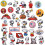 35 pezzi. Toppe termoadesive Snoopy per bambini, toppe termoadesive ricamate, toppe ricamate per abbigliamento 2