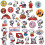 35 pezzi. Toppe termoadesive Snoopy per bambini, toppe termoadesive ricamate, toppe ricamate per abbigliamento 1