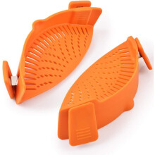 Espátula de silicona para pasta Snap-On (paquete de 2), compatible con sartenes universales, resistente