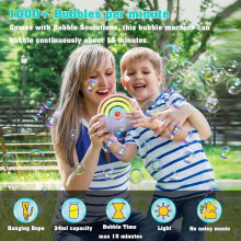 Panacare automaattinen kuplanpuhallin (violetti), kuplanpuhalluslelu 3 4 5 6 -vuotiaille lapsille, yli