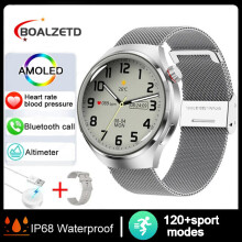 Älykello Uusi Gt4 Pro Älykelloille Miesten HD Amoled Screen Gps Nfc Kellot Ip68 Vedenpitävä Heart