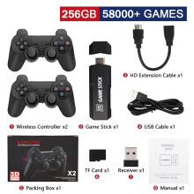 Gameconsole 4K Game Stick GD10 128G 256G 58000 Games Retro Gameconsole HD Videogameconsole Draadloos