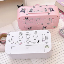 Sveglia elettronica a LED con luce notturna da tavolo Kawaii Cinnamoroll My Melody Kuromi Sanrioed Electronic