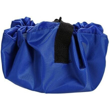 Alfombra de juego para niños de 60 pulgadas y 150 cm, bolsa de almacenamiento de juguetes plegable para