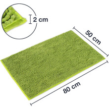 Vihreä kylpymatto - Modulaariset setit - Liukumaton, imukykyinen ja pehmeä - 50x80cm