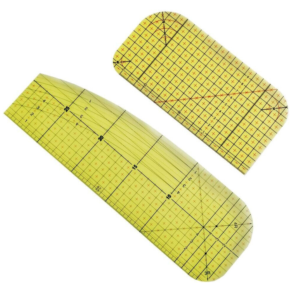 Righello Per Stiratura A Caldo, Righello Per Toppe 20X10 Cm, Righello Per Stiratura In Tessuto, Righello