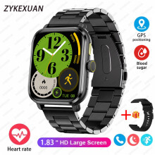 Smart Watch Neue Amoled Smart Watch Männer Blutzucker Bluetooth Anruf GPS Sport Tracker Ip68 Wasserdicht