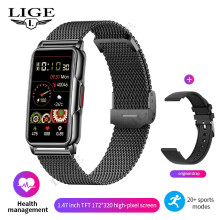 Smart Watch Damen Smart Band Herrenuhr 1,47 Zoll Full Touch Herzfrequenz Sport Fitness Smart Watch für