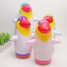 6 pezzi di pinguino gonfiabile giocattolo per bambini, palloncini gonfiabili, animali educativi, colore
