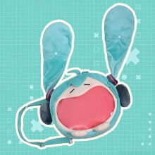 Kawaii Anime Hatsune Miku Cosplay Pehmoreppu Ita Laukku Naisten Laukku Shool Student Miesten Velvet