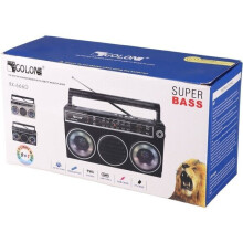 Ricevitore radio con Bluetooth e cella solare