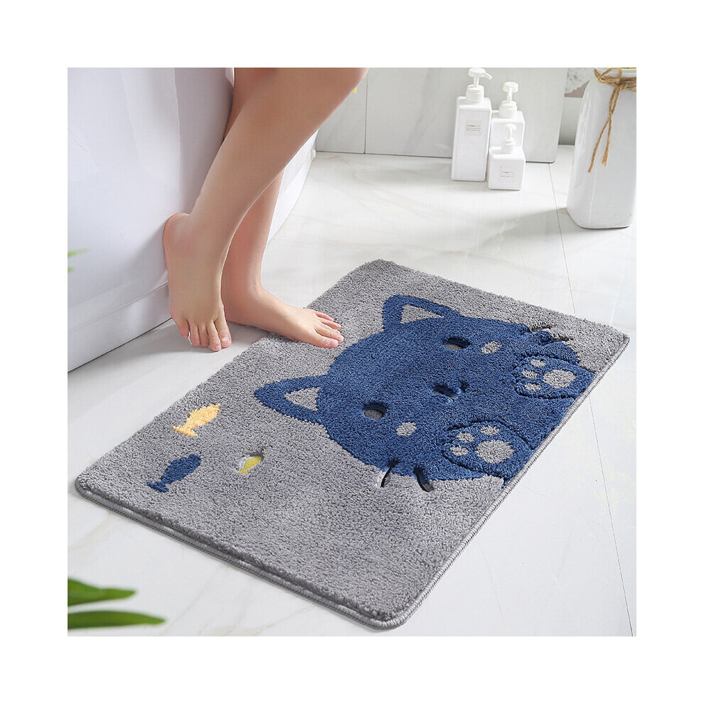 Happy Bear badmat, antislip absorberende badmat, zachte en huidvriendelijke badmat, wasbare badmatten,