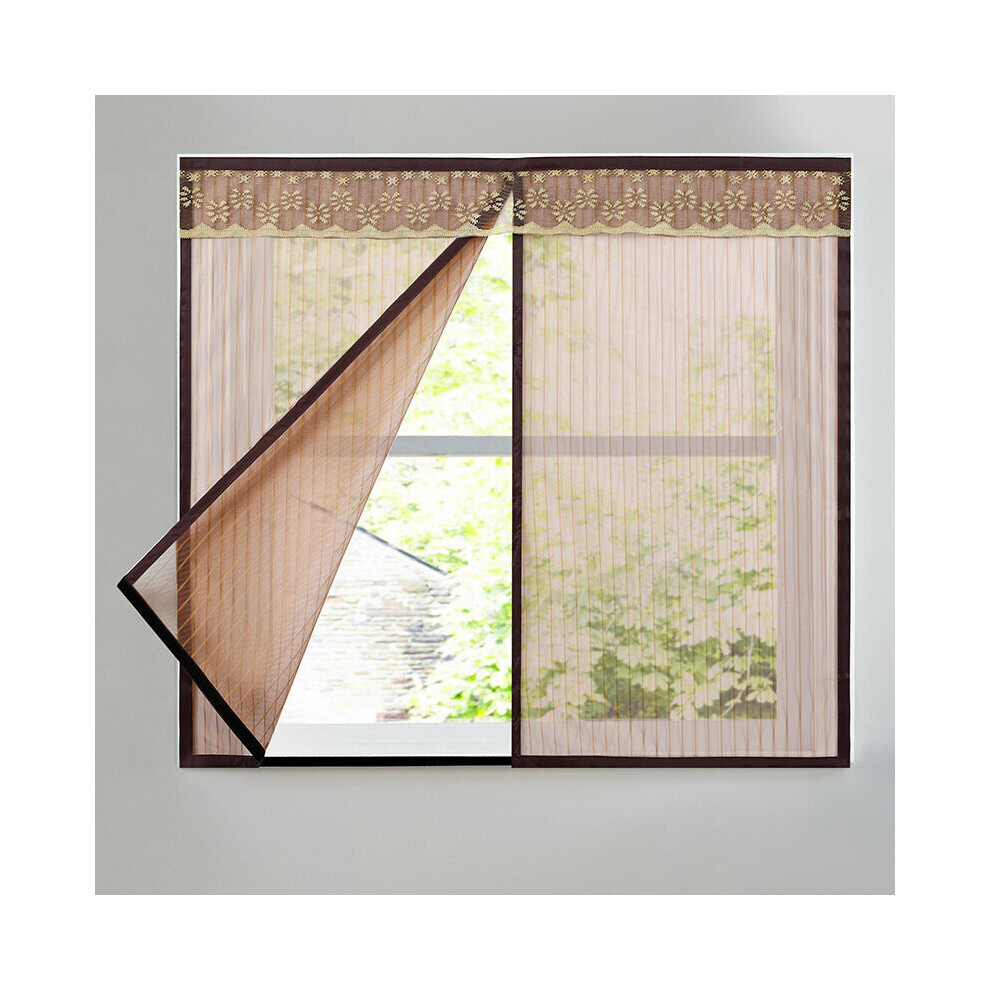 Café Klamboe voor raam 130 x 150 cm met magneetsluiting