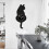 Creative Cat Pendulum Wall Clock Decorative Acrylic Wall Clock with Swing Tail Home Decor Silent Crawling 1