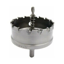 Scie cloche bimétallique en carbure monobloc, coupe-trou en acier inoxydable de qualité industrielle,