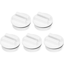 Pool Accessories (Pack of 5), Antifreeze Plugs, Water Skimmer Plugs, 1.5" Pool Hose Plugs with Thread