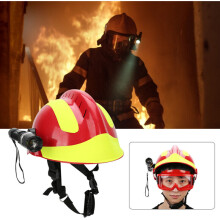 Casques de sécurité de sauvetage, casque de protection contre les chocs pour pompier, casque avec lumière