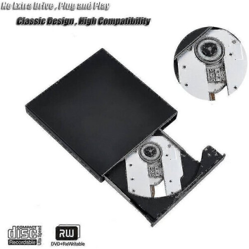 Optisch station Externe dvd-brander met cd-brander (gecombineerd), USB-interface 2