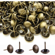 500 pezzi di chiodi per tappezzeria, resistenti, 17x11 mm, bronzo, chiodi decorativi per tappezzeria,