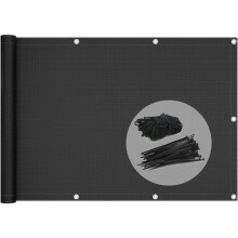 Parvekkeen yksityisyysnäyttö 100 % HDPE 230g/m² UV-suoja repeytymistä ja tuulta hylkivä yksityisyysnäyttö