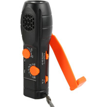 Radio portatile di emergenza alimentata ad energia solare, radio meteorologica portatile con AM/FM,