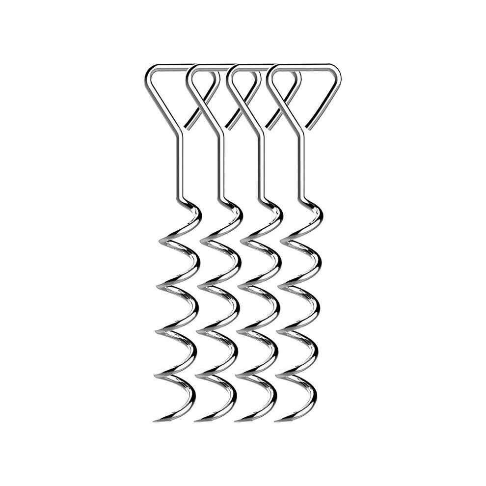 Kit d'ancrage pour trampoline, kit de montage pour trampoline robuste, kit d'ancrage au sol avec 4 broches