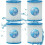 Poolfilter für Bestway 58094 für Bestway Typ II Filter Poolfilter (4 Stück) 2
