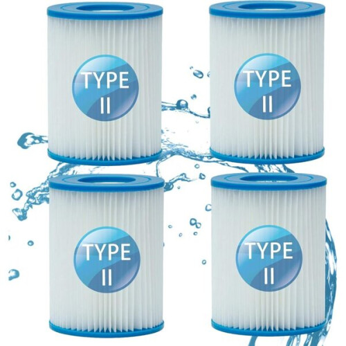 Poolfilter für Bestway 58094 für Bestway Typ II Filter Poolfilter (4 Stück) 1