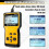 Scanner OBD2-scanner Universele motorfoutcodelezer CAN-diagnosetool voor alle OBD II-protocollen 2