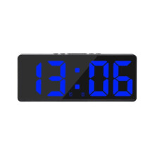 Grande orologio da parete digitale intelligente, controllo tramite app, funzione ora/data/suono e conto