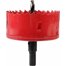 Scie cloche bimétallique M42 HSS 80 mm pour couper le fer, l'aluminium, le bois, les plaques de plâtre,