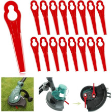 120 lames de rechange en plastique pour tondeuses à gazon, coupe-bordures, jardin et pelouse