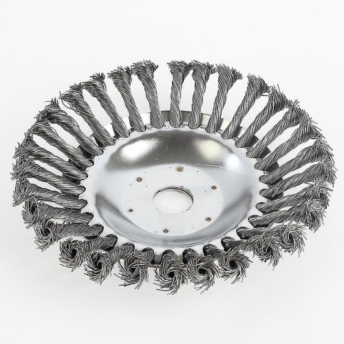 Mower head, wire wheel, weeding head, twisted wire weeding