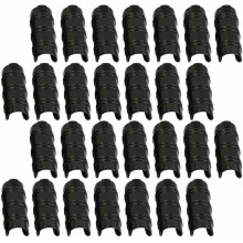 100 piezas de abrazaderas para tubos de horticultura, abrazaderas para tubos de PC para marcos de invernaderos,