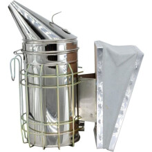 Fumoir de ruche en acier inoxydable avec écran thermique, équipement apicole, 1 couleur.