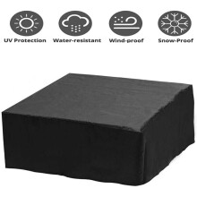 Spa Cover 240 x 240 x 85cm Hot Tub Pool Bathtub Oxford Cloth Spa Cover for Outdoor Garden Dustproof