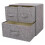 Cloth Storage Box, Storage Container with Handle, Drawer Organizer with Lid, Collapsible Socks Storage 1