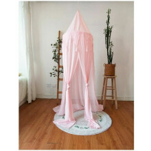 Kinderhimmel Babyhimmel Chiffon Babybett Deko Babygarderobe Moskitonetz Indoor Outdoor