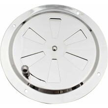 Sortie d'air ronde en acier inoxydable BCC 125 mm, entrée et sortie d'air réglables pour la ventilation
