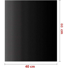 Tappetino per griglia 40x60cm, 5 pezzi, tappetino per forno a gas/elettrico/carbone, tappetino per forno