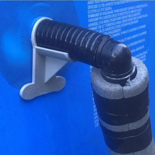 supporti per tubi da piscina: grigi - supportano tubi da 30 a 37 mm 2